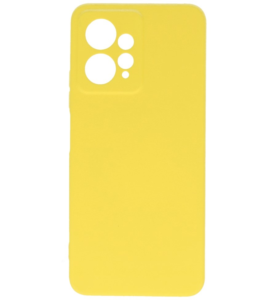Fashion Color TPU Hoesje Xiaomi Redmi Note 12 4G Geel