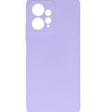 Fashion Color TPU Hoesje Xiaomi Redmi Note 12 4G Paars