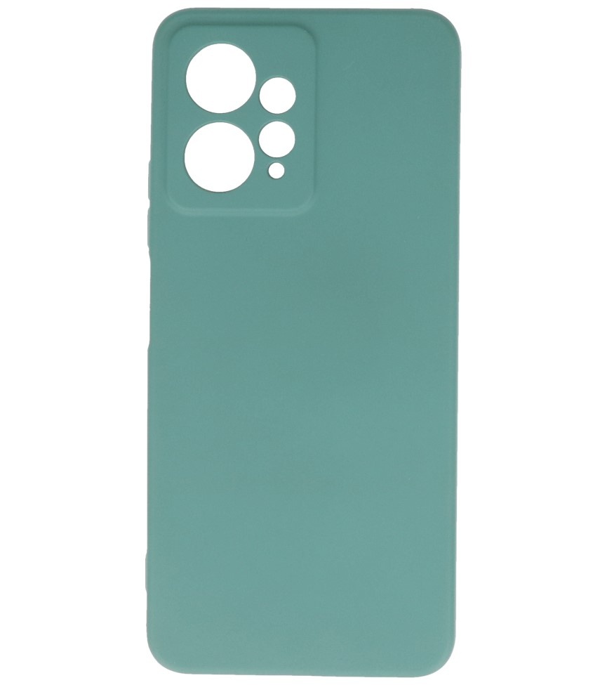 Fashion Color TPU Hoesje Xiaomi Redmi Note 12 4G Donker Groen