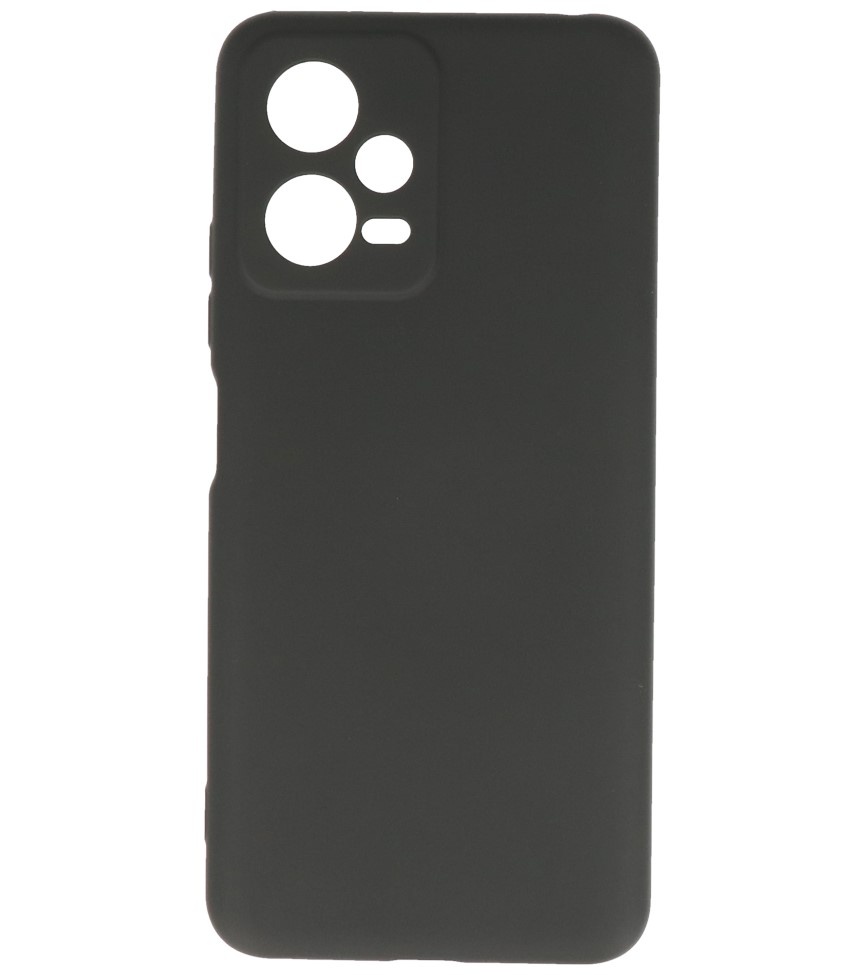 Custodia in TPU colore moda Xiaomi Redmi Note 12 5G / Poco X5 nera