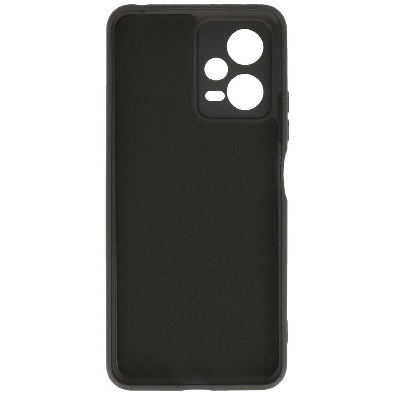 Custodia in TPU colore moda Xiaomi Redmi Note 12 5G / Poco X5 nera