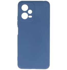 Fashion Color TPU-cover Xiaomi Redmi Note 12 5G / Poco X5 Navy