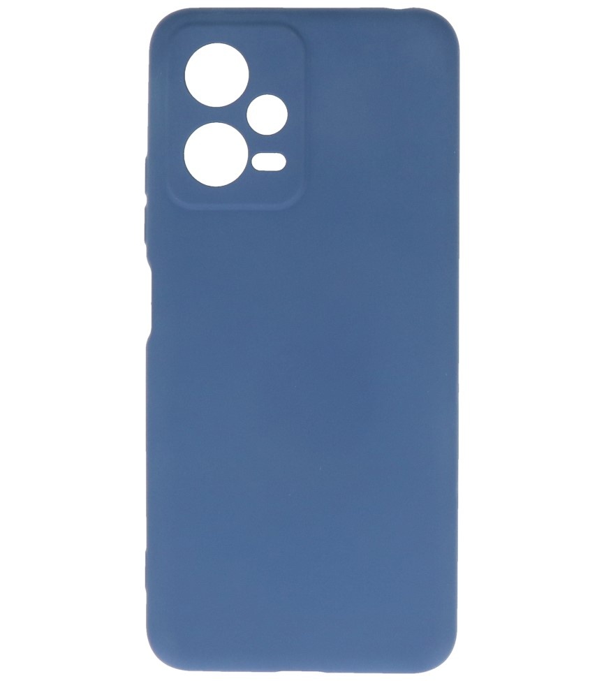Custodia in TPU colore moda Xiaomi Redmi Note 12 5G / Poco X5 Navy