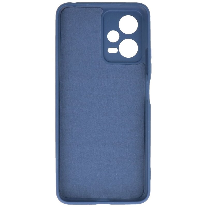 Modische farbige TPU-Hülle für Xiaomi Redmi Note 12 5G / Poco X5, Marineblau