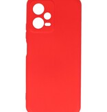 Modefarve TPU-cover Xiaomi Redmi Note 12 5G / Poco X5 Rød