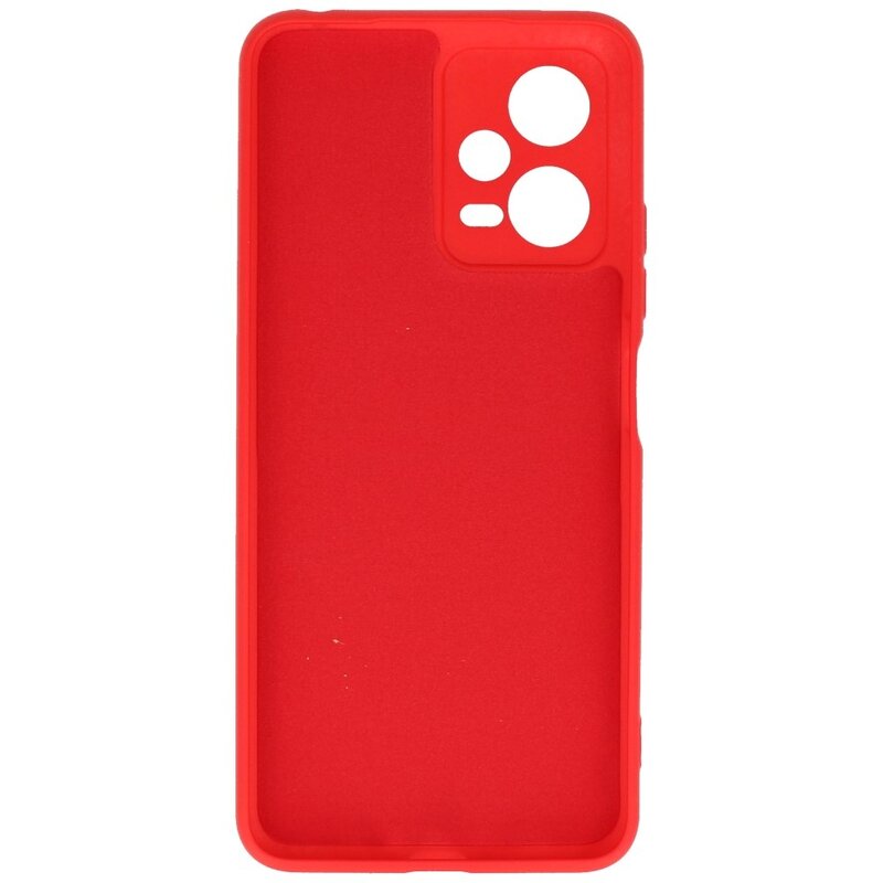 Custodia in TPU colore moda Xiaomi Redmi Note 12 5G / Poco X5 Rosso