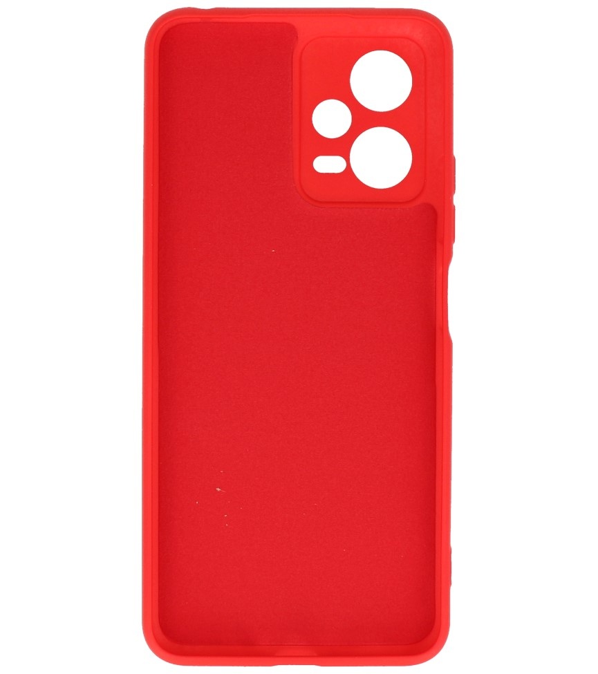 Fashion Color TPU Hoesje Xiaomi Redmi Note 12 5G / Poco X5 Rood