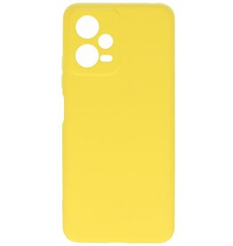 Custodia in TPU colore moda Xiaomi Redmi Note 12 5G / Poco X5 Giallo