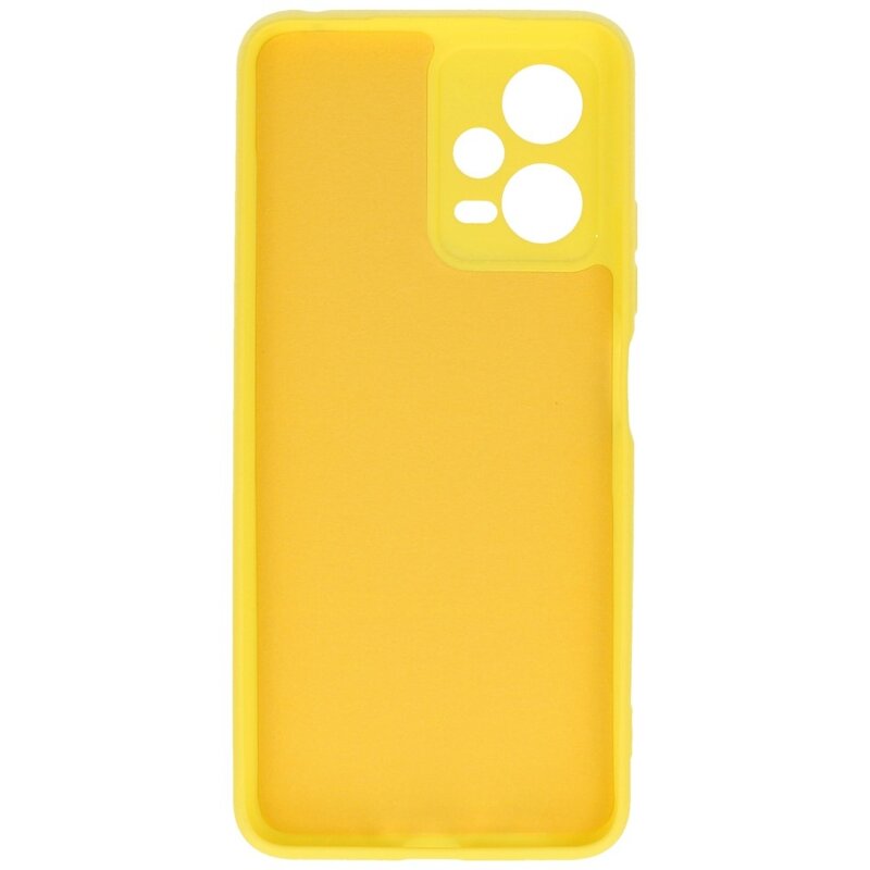 Custodia in TPU colore moda Xiaomi Redmi Note 12 5G / Poco X5 Giallo