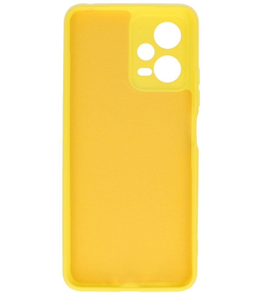 Fashion Color TPU Hoesje Xiaomi Redmi Note 12 5G / Poco X5 Geel