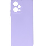 Fashion Color TPU Hoesje Xiaomi Redmi Note 12 5G / Poco X5 Paars