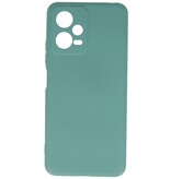 Custodia in TPU colore moda Xiaomi Redmi Note 12 5G / Poco X5 verde scuro