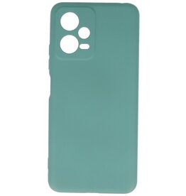 Coque en TPU Fashion Color Xiaomi Redmi Note 12 5G / Poco X5 Vert Foncé