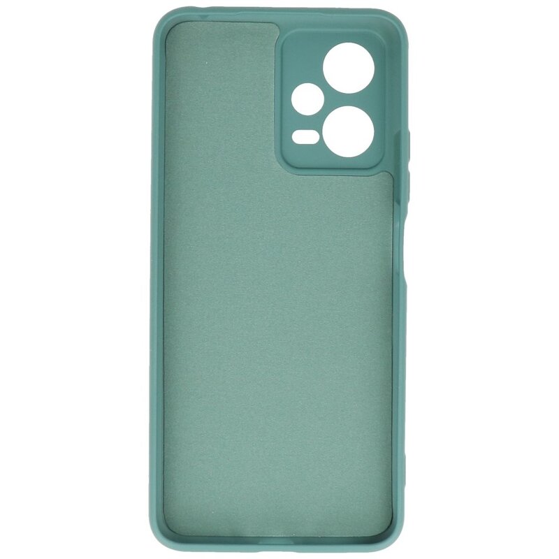 Custodia in TPU colore moda Xiaomi Redmi Note 12 5G / Poco X5 verde scuro