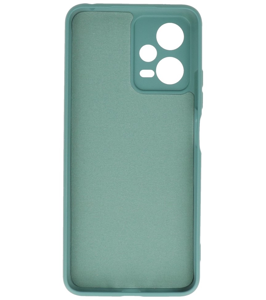 Fashion Color TPU Case Xiaomi Redmi Note 12 5G / Poco X5 Dark Green