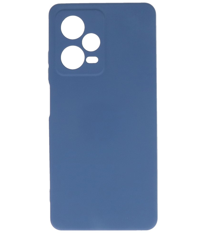 Funda TPU Color Moda Xiaomi Redmi Note 12 Pro 5G Azul Marino