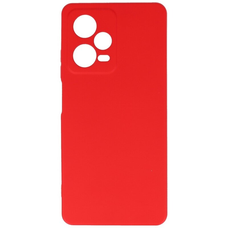 Custodia in TPU colore moda Xiaomi Redmi Note 12 Pro 5G rosso