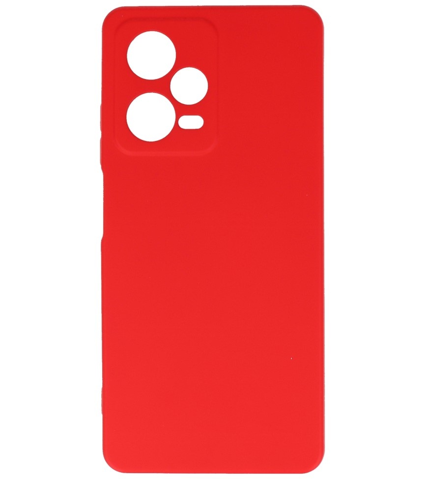 Coque TPU Fashion Color Xiaomi Redmi Note 12 Pro 5G Rouge