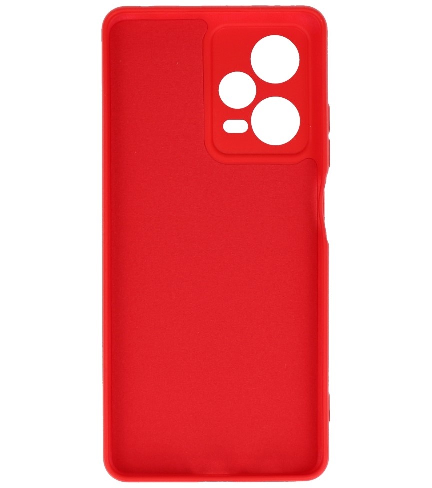 Fashion Color TPU Hoesje Xiaomi Redmi Note 12 Pro 5G Rood