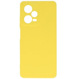 Coque TPU Fashion Color Xiaomi Redmi Note 12 Pro 5G Jaune