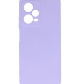 Fashion Color TPU Case Xiaomi Redmi Note 12 Pro 5G Purple