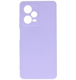 Fashion Color TPU Hülle Xiaomi Redmi Note 12 Pro 5G Lila