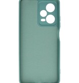 Coque en TPU Fashion Color Xiaomi Redmi Note 12 Pro 5G Vert Foncé