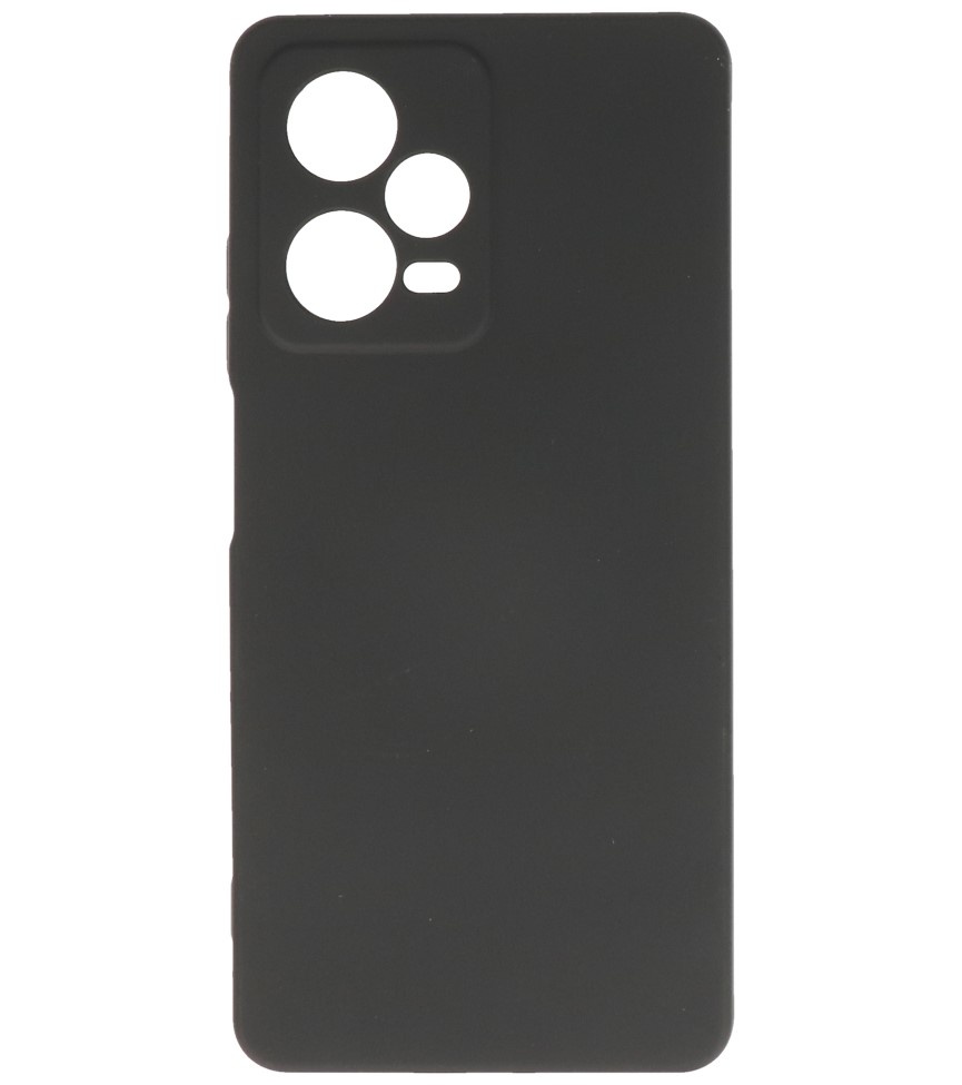 Funda TPU Color Moda Xiaomi Redmi Note 12 Pro Plus 5G Negro