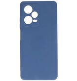 Modische farbige TPU-Hülle für Xiaomi Redmi Note 12 Pro Plus 5G, Marineblau