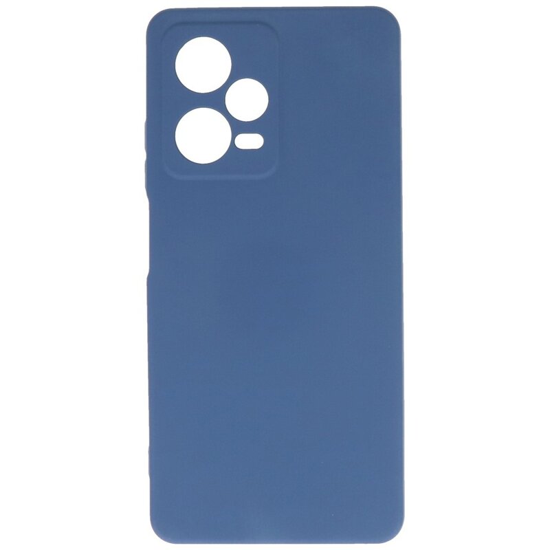 Modische farbige TPU-Hülle für Xiaomi Redmi Note 12 Pro Plus 5G, Marineblau