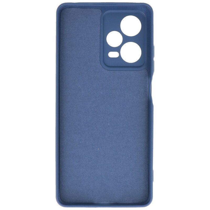Modische farbige TPU-Hülle für Xiaomi Redmi Note 12 Pro Plus 5G, Marineblau