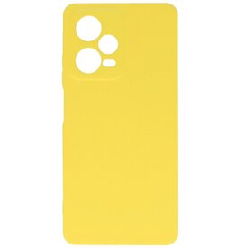 Coque en TPU Fashion Color Xiaomi Redmi Note 12 Pro Plus 5G Jaune