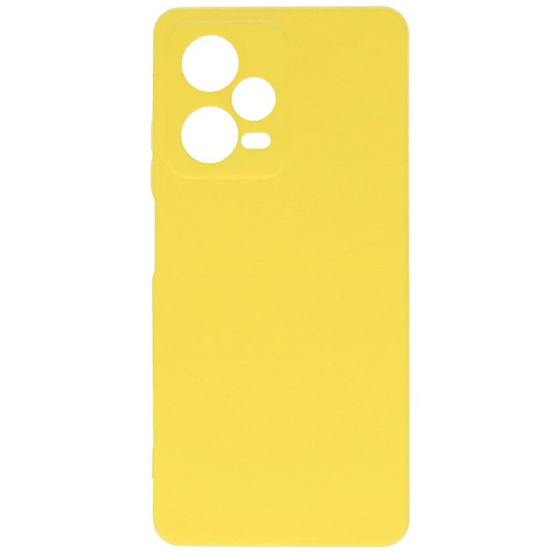 Custodia in TPU colore moda Xiaomi Redmi Note 12 Pro Plus 5G giallo