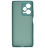 Fashion Color TPU-cover Xiaomi Redmi Note 12 Pro Plus 5G Mørkegrøn