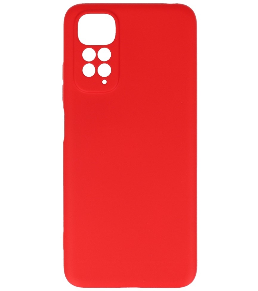 Fashion Color TPU Hoesje Xiaomi Redmi Note 11 / 11s 4G Rood