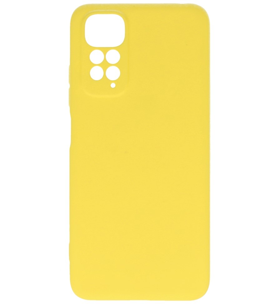 Fashion Color TPU Case Xiaomi Redmi Note 11 / 11s 5G Yellow