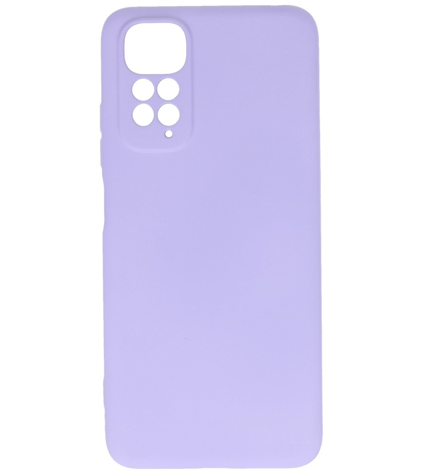 Fashion Color TPU Case Xiaomi Redmi Note 11 / 11s 5G Purple