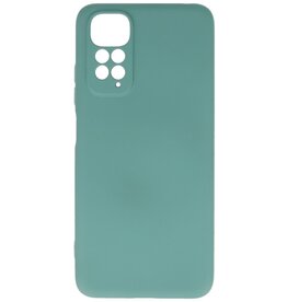 Custodia in TPU colore moda Xiaomi Redmi Note 11 / 11s 5G verde scuro