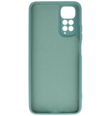 Custodia in TPU colore moda Xiaomi Redmi Note 11 / 11s 5G verde scuro