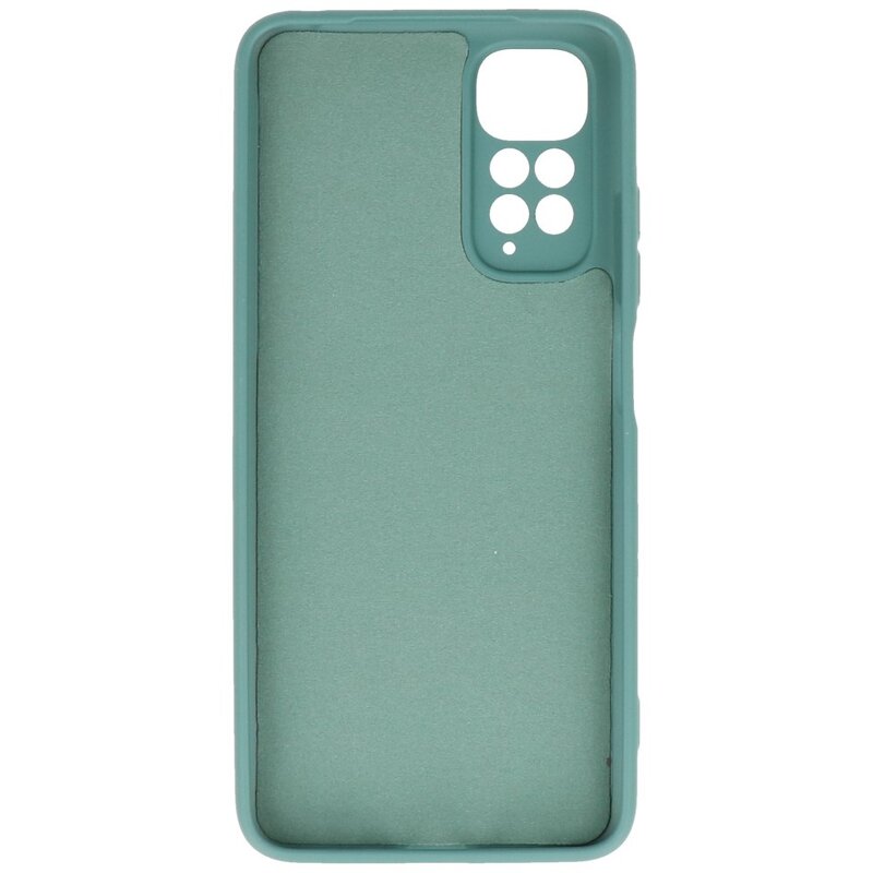 Custodia in TPU colore moda Xiaomi Redmi Note 11 / 11s 5G verde scuro