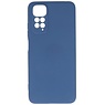 Fashion Color TPU Hoesje Xiaomi Redmi Note 11 Pro 5G 2022 Navy