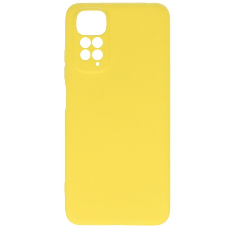 Custodia in TPU colore moda Xiaomi Redmi Note 11 Pro 5G 2022 giallo
