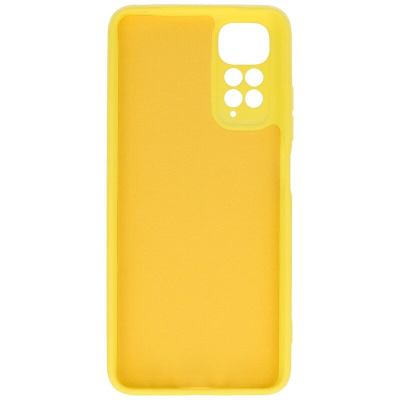 Custodia in TPU colore moda Xiaomi Redmi Note 11 Pro 5G 2022 giallo