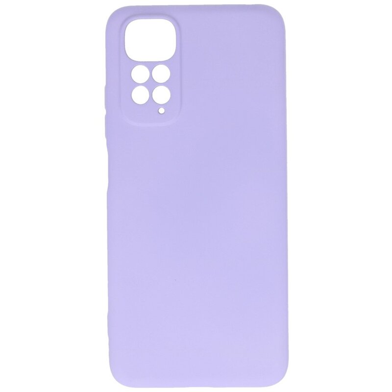 Coque en TPU Fashion Color Xiaomi Redmi Note 11 Pro 5G 2022 Violet