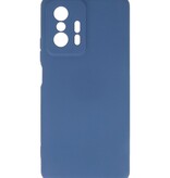 Modische farbige TPU-Hülle für Xiaomi 11T, Marineblau