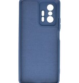 Modische farbige TPU-Hülle für Xiaomi 11T, Marineblau