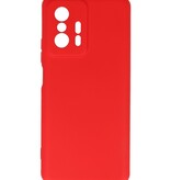 Coque TPU Fashion Color Xiaomi 11T Rouge