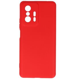 Custodia in TPU colore moda Xiaomi 11T rosso