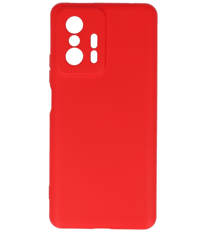 Fashion Color TPU Hoesje Xiaomi 11T Rood