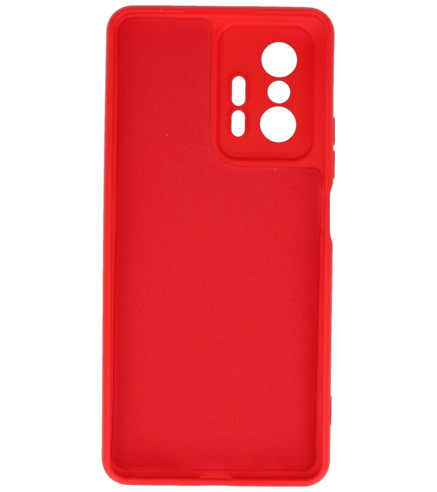 Fashion Color TPU Case Xiaomi 11T Red